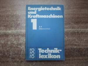 Energietechnik und Kraftmaschinen, Bänder 1 - 6