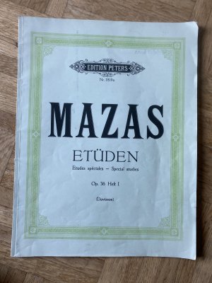 gebrauchtes Buch – Jacques-Féréol Mazas – Etüden op. 36 / Etudes spéciales | Band 1, Etüden Nr. 1 - Nr. 30 (für Violine) | Jacques-Féréol Mazas | Broschüre | Edition Peters | 44 S. | Deutsch | 2001 | Faber Music GmbH | EAN 9790014008239