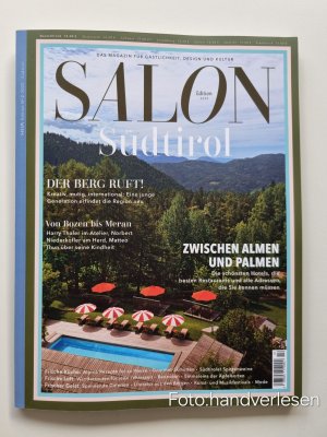 gebrauchtes Buch – Anne Petersen – Salon - Das Magazin für Gastlichkeit, Design und Kultur. Edition 02 2025 - Südtirol