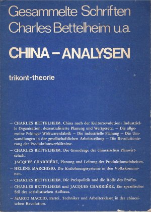 China-Analysen - gesammelte Schriften