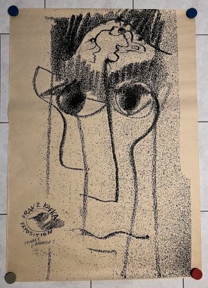 Franz Kafka Exposition Praha 1 Ausstellung "Josef Flejsar" Lithografie signiert