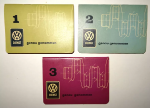 VW Dienst genau genommen 1 + 2 + 3, 1961 Handbuch Service Daten Volkswagen