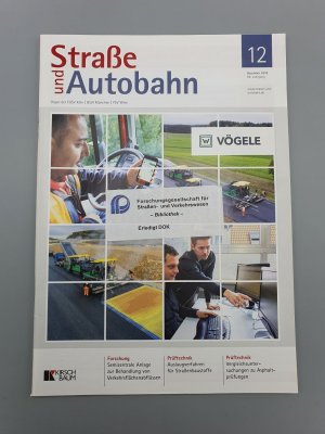 gebrauchtes Buch – Straße und Autobahn Nr. 12 - Dezember 2018 - 69. Jahrgang