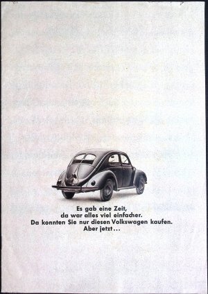 antiquarisches Buch – VW-Käfer : Prospekt von 1966