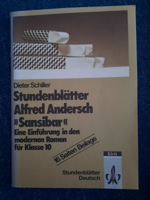 Stundenblätter Alfred Andersch "Sansibar oder der letzte Grund"