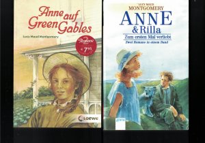 gebrauchtes Buch – Montgomery, Lucy M – 4 Bücher Anne auf Green Gables (Anne auf Green Gables + Anne in Avonlea) + Anne auf dem Weg ins Glück ( Anne in Kingsport + Anne in Windy Willows) + Anne auf Green Gables - Schicksalhafte Jahre (Anne in Four Winds + Anne in Ingleside) + Anne & Rilla (Zum ersten Mal verliebt + Der Weg ins Glück)