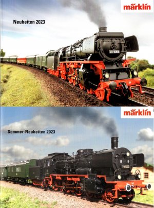 Märklin Neuheiten 2023 + Sommer-Neuheiten 2023 (Katalog Prospekt) für Spur H0, 1, Z