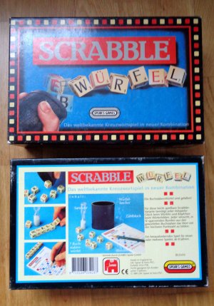 gebrauchtes Spiel – SCRABBLE Würfel - ab 8 Jahre - 1991 - JUMBO