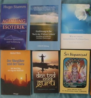 6er Bücherpaket Esoterik, Gurus, Spriitualität, Sinn des Lebens: 1. Achtung Esoterik 2 Einführung in das Buch des wahren Lebens 3. Bitte 4. Der Skeptiker […]