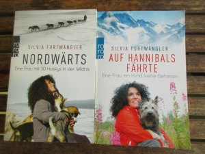 Bücherset - Auf Hannibals Fährte (Eine Frau, ein Hund, keine Elefanten) / Nordwärts (Eine Frau mit 30 Huskys in der Wildnis)