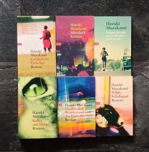 gebrauchtes Buch – Haruki Murakami – 06 X Haruki Murakami - Wilde Schafsjagd + Kafka am Strand + Afterdark + Gefährliche Geliebte + Wovon ich rede, wenn ich vom Laufen rede + Hard-boiled Wonderland und das Ende der Welt