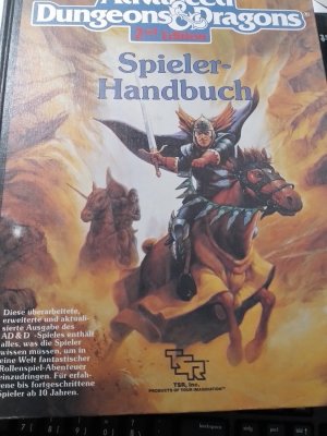 Advanced Dungeons & Dragons 2nd Edition Spieler-Handbuch