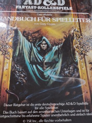 AD & D Fantasy-Rollenspiele. Das offizillle Handbuch für Spielleiter