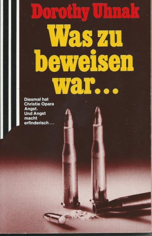 gebrauchtes Buch – Dorothy Uhnak – Was zu beweisen war S1084 gebrauchtes Buch – Dorothy Uhnak – Was zu beweisen war S1084