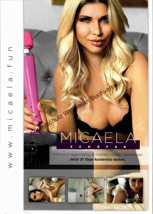 gebrauchtes Buch – Micaela Schäfer – Sexy Werbeblatt Micaela Schäfer Erotikmodell