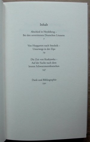 gebrauchtes Buch – Gauß, Karl-Markus; Kaindl, Kurt  – Die versprengten Deutschen. Unterwegs in Litauen, durch die Zips und am Schwarzen Meer.