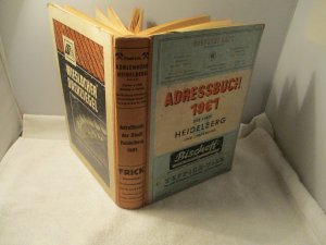 Adressbuch 1961 der Stadt Heidelberg und Umgebung