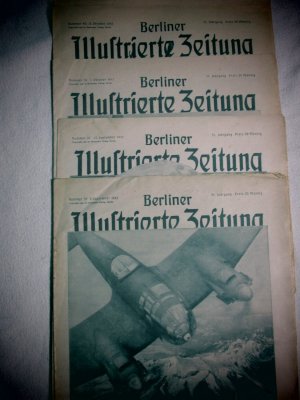 Berliner Illustrierte Zeitung Nr. 35 37 39 40  51. Jahrgang 1942 - Konvolut von 4 Heften