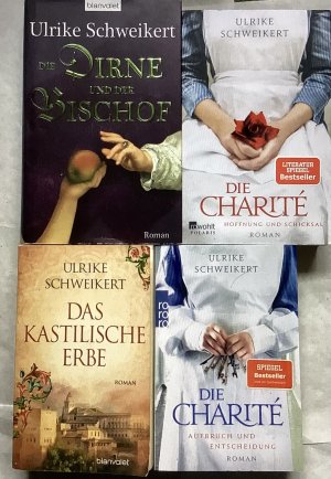 Sammlung Konvolut - Das Kastilische Erbe - Die Charité / Hoffnung und Schicksal - Die Charité / Aufbruch und Entscheidung - Die Dirne und der Bischof