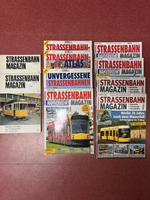 gebrauchtes Buch – Strassenbahn Magazin und Special : Atlas , plus 2 alte Hefte von 1973 & 1976 , 10 Hefte