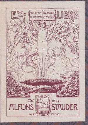 gebrauchtes Buch – Albert Maurer – Exlibris für Dr. Alfons Stauder