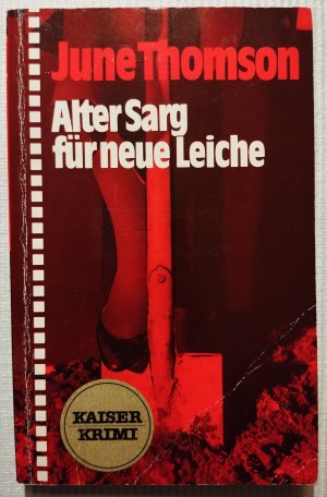 antiquarisches Buch – June Thomson – Alter Sarg für neue Leiche