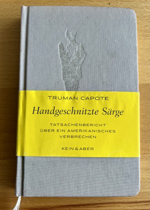 gebrauchtes Buch – Truman Capote – Handgeschnitzte Särge - Tatsachenbericht über ein amerikanisches Verbrechen