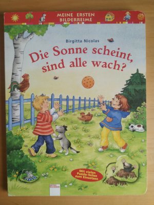 Die Sonne scheint, sind alle wach? - ein Spielbilderbuch mit Puzzleteilen