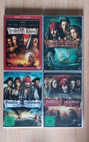 Fluch der Karibik - Pirates of the Caribbean Teil 1-4