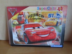 gebrauchtes Spiel – Rahmenpuzzle Pixar Cars -Piston Cup Champion- 30Teile Clementoni