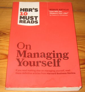 On Managing Yourself