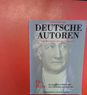 gebrauchtes Buch – Hrsg. Walther Killy – Bertelsmann Lexikon. Deutsche Autoren. Vom Mittelalter bis zur Gegenwart. BAND 2: Ei - Hein