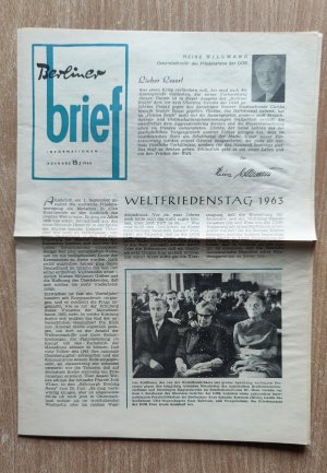 Berliner Brief Informationen 15 1963