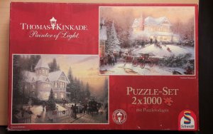 Puzzle 2 x 1000 Teile Kinkade