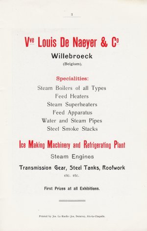 WILLEBROECK (BELGIUM) VVE LOUIS DE NAEYER & CO KATALOG MUSTERBUCH