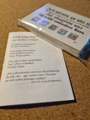 Teilset Nr. 2) Lebenskarten - 32 Karten für Achtsamkeit, Coaching und positives Denken (A7-Format)