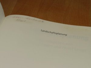 gebrauchtes Buch – Riedel, Wolfgang; Lange – Landschaftsplanung