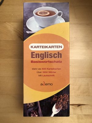 Englisch-Karteikarten, Basiswortschatz