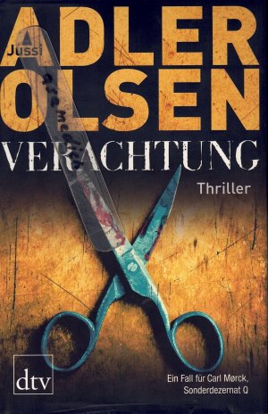 gebrauchtes Buch – Jussi Adler-Olsen – Verachtung - Der vierte Fall für Carl Morck, Sonderdezernat Q, Thriller