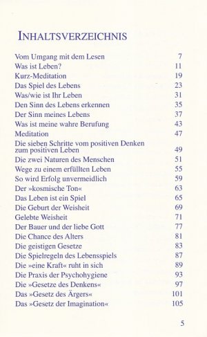 gebrauchtes Buch – Prof. Dr – ERKENNE DEN SINN DES LEBENS - Erfüllung nach den geistigen Gesetzen (von Kurt Tepperwein)