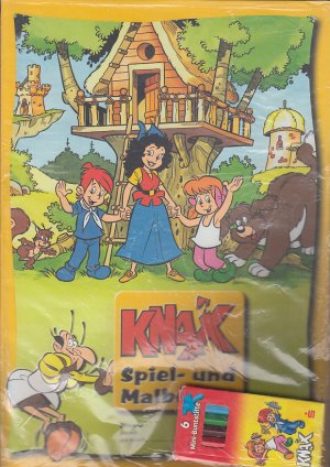 Knax Spiel- und Malbuch (noch in Folie mit 6 Mini-Buntstiften). Heft für Sparkassenkunden