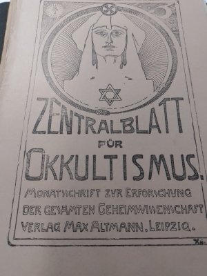 Konvolut Zentralblatt für Okkultismus. Monatsschrift zur Erforschung der gesamten Geheimwissenschaft- 1926-1930