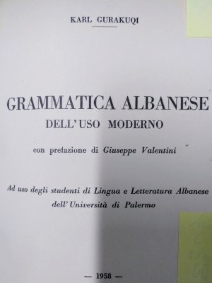 antiquarisches Buch – Karl Gurakuqi – Grammatica albanese dell'uso moderno