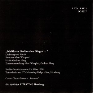 gebrauchtes Hörbuch – Verschiedene Autoren - Rainer Maria Rilke - Heinrich Heine - Joseph Weinheber etc – Schläft ein Lied in allen Dingen …