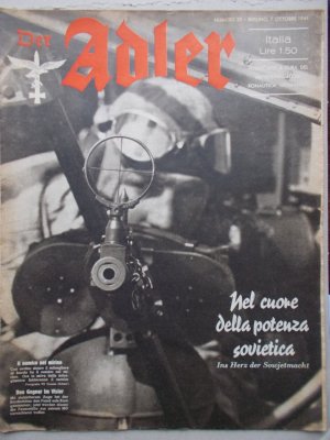 "Der Adler" Zeitschrift; 1941 nr.20, Deutsch Italienisch Ausgabe