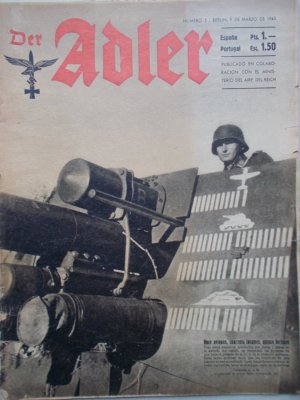 antiquarisches Buch – "Der Adler" Zeitschrift; 1943 nr.5, Portugal Espana