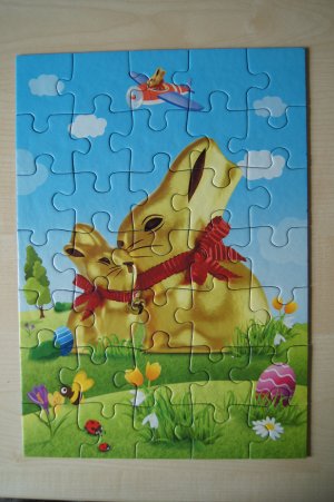 Ravensburger Puzzle Lindt Goldhasen 35 Teile ab 4 Jahre - 21 x 30 cm Ostern