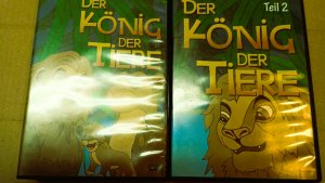 Der König der Tiere Teil 1 und 2 • Löwen • Zeichentrick für Kinder•  aus Filme Sammlung • 2 DVDs sehr guter Zustand