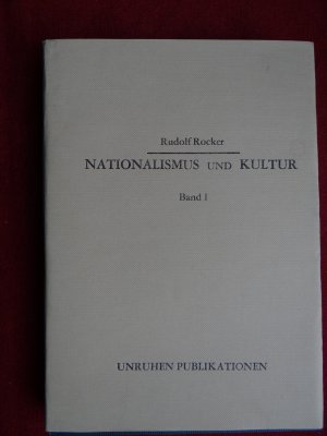 Nationalismus und Kultur, Band 1