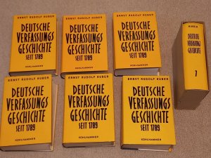 Deutsche Verfassungsgeschichte seit 1789 (7 Bände) - Bd.1: Reform und Restauration 1789 bis 1830 / Bd.2: Der Kampf um Einheit und Freiheit 1830 bis 1850 […]